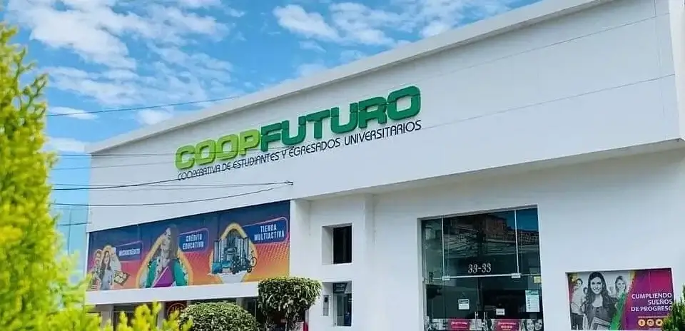 Página de inicio del nuevo portal web de Coopfuturo