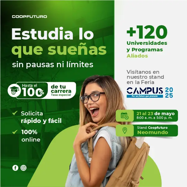 Banner convocatoria educativa Coopfuturo